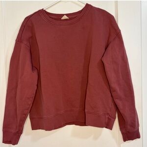 Pact crew neck pullover sweatshirt